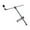 Double Lock, variant on Cymbal Stand Holder Support Portable Quick Grip Drum Extension Clamps Holder for Single Lock