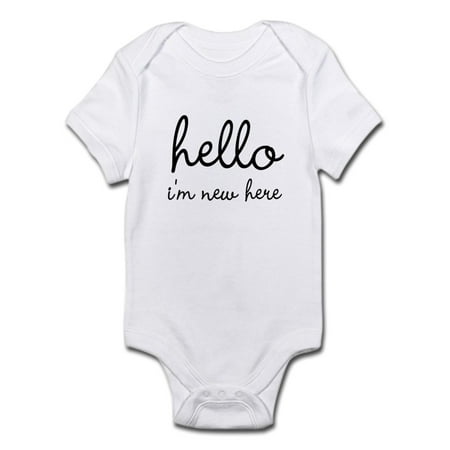 

CafePress - Im New Here Body Suit - Baby Light Bodysuit