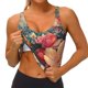 thumbnail image 3 of Balery Butterflies In Blooming Garden Sujetadores deportivos con espalda cruzada para mujer, acolchados, sin costuras, de alto impacto, ideales para yoga, gimnasio, entrenamiento y fitness.-X-Large, 3 of 8