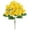 Yellow, variant on Artificial Bouquet Fake Flowers for Wedding Home Hotel Decoration Arrangement Centerpiece Photography Prop and Vase Filler Dark Purple 1Pcs