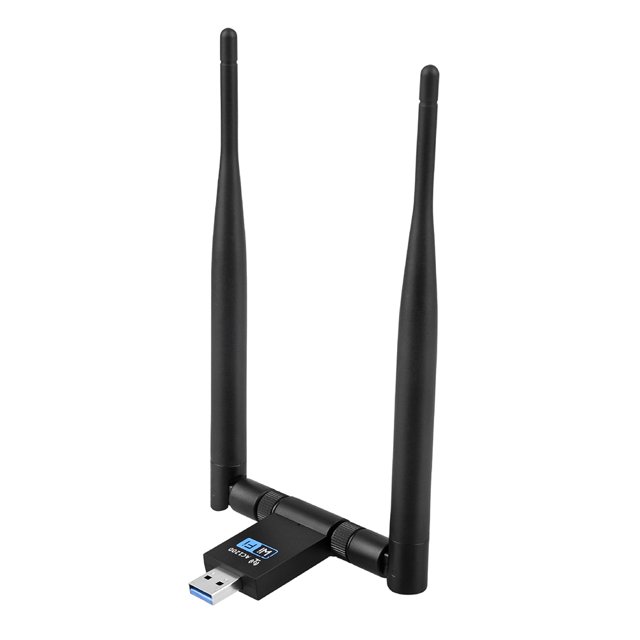 1200Mbps Wifi Receiver Wireless USB WLAN Adapter Dual Band Antenna 2.4/5.8GHz for PC