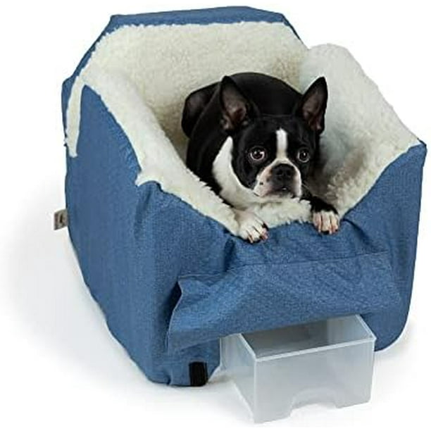 Snoozer Lookout II Dog Car Seat, Dog Booster Seat, Denim Diamond, Small