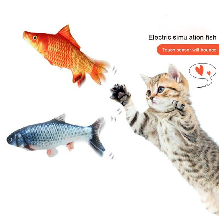 Pet Fish Toys Electric Cat Fish Mint Jumping Fish Rechargeable pet toys