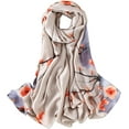 thumbnail image 1 of LAICAIW Silk Scarf 100% Mulberry Silk Fashion Scarves Long Lightweight Shawl Wrap u2026, 1 of 5