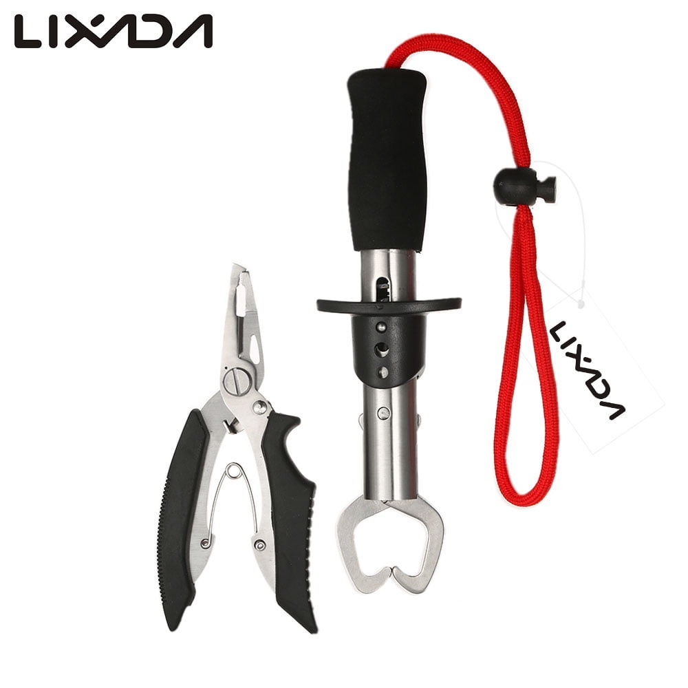 Fish Gripper Holder Grip Tool Fishing Catch Lip Mouth Gear Accessories Plier Pro 