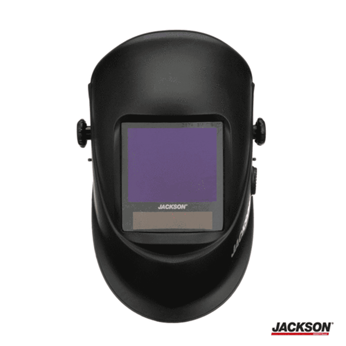 Jackson Safety Welding Helmet - Auto Darkening - Thermoplastic - 3.86" x 3.23" Viewing Area - Shade 3/4-14 Translight ADF 1/1/1/1 - 370 Speed Dial Headgear - Black - Translight+ 555 Series