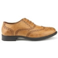 thumbnail image 2 of Alberto Fellini Men's Ouku Wing Tip Balmoral Full Brogue Lace Dress Shoes, 2 of 6