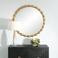 thumbnail image 2 of Uttermost Nacala Round Gold Mirror, 2 of 6