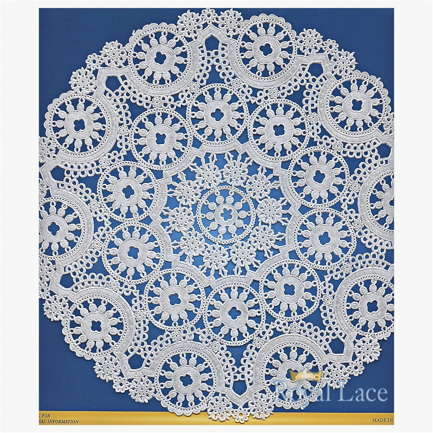 Royal Medallion Lace Round Paper Doilies 8 Inch Pack of 20 B23004 for sale online 