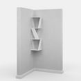 thumbnail image 5 of Ada Home Decor Furniture 8.66" 3 Tier White Chicago Modern Wall Shelf, 5 of 7