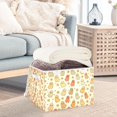 thumbnail image 3 of Yayeee Collapsible Cube Storage Bin with Lid Fabric Closet Decorative Basket with Handles, Cute Cartoon Ghost Pattern, 3 of 7