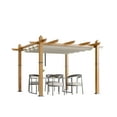 thumbnail image 2 of Garvee 10'x10' Aluminum Pergola with Retractable Canopy Outdoor Patio Shade Cover, 2 of 12