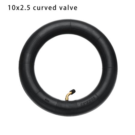 Pneumatic Front Rear Repair Accessories Upgraded Tire Tube Straight/Curved Valve Electric Scooter Thicken Inner Tyre 10X2.5 CURVED VALVE