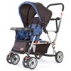 Caboose Stand On Tandem Stroller Blue