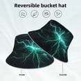 thumbnail image 2 of Balery Green Lightning Flash Sombreros para el sol para hombre y mujer, sombrero de pescador con UPF 50+, 2 of 6