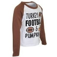 thumbnail image 5 of Unique Baby Boys Turkey Football And Pumpkin Pie Raglan Shirt (6, Turkey Pie), 5 of 5