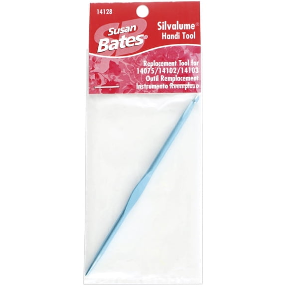 Susan Bates Silvalume Handi Tool Crochet Hook - 4"