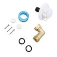 thumbnail image 1 of 10PCS RV Water Fill Inlet Kit Brass with Hose Elbow Check Valve Hookup Connector for Motorhome Trailer Marine RV City Water Inlet with Check Valve, 1 of 7