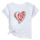 thumbnail image 1 of Camisetas de Manga Corta para Mujeres, Camiseta de Cuello Redondo Impresa de Moda, Primavera Y Verano Casual, 1 of 1
