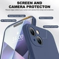 thumbnail image 2 of Compatible with iPhone 13 Case, Premium Silicone Upgraded [Camera Protection]  [Soft Anti-Scratch Microfiber Lining] Phone Case for iPhone 13 6.1 inch - Navy Blue, 2 of 14