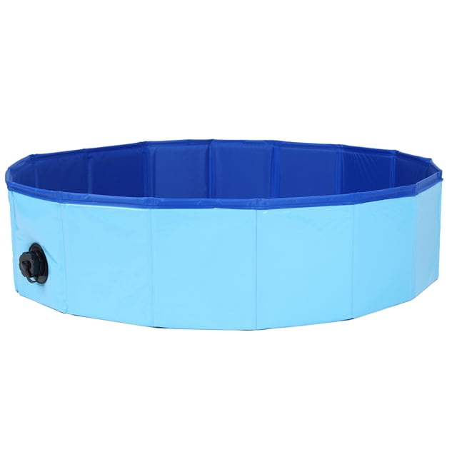 Bañera para mascotas piscina para perros tela de PVC engrosada duradera plegable plástico para exteriores/interiores azul para cachorros para ducha ANGGREK Otros