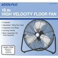 thumbnail image 2 of HIGH VELCTY FLR FAN 18", 2 of 3