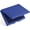 Blue Shell - Blue Ink, variant on Black Ink Pad with Snap Closure, Large Stamp Pad for Rubber Stamps, 4.33"x2.76", Premium Felt Pad for Office, Crafting and Scrapbooking Supplies, Red Shell - Red Ink