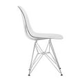 thumbnail image 3 of Cresco Molded Eiffel Side Chair, Set of 4 - Clear, 3 of 7