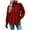 Red, variant on AOOCHASLIY 2023 Womens Sweater Women Casual Fashion Pullover Long Sleeve Round-Neck Knitted Sweater Tops