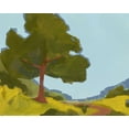 thumbnail image 2 of Green, Jacob 32x26 White Modern Wood Framed Museum Art Print Titled - Bright Park II, 2 of 4