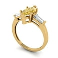 thumbnail image 2 of 2 ct Marquise Cut Natural Citrine Three-Stone Engagement Ring for Women in 18K Yellow Gold, 2 of 5