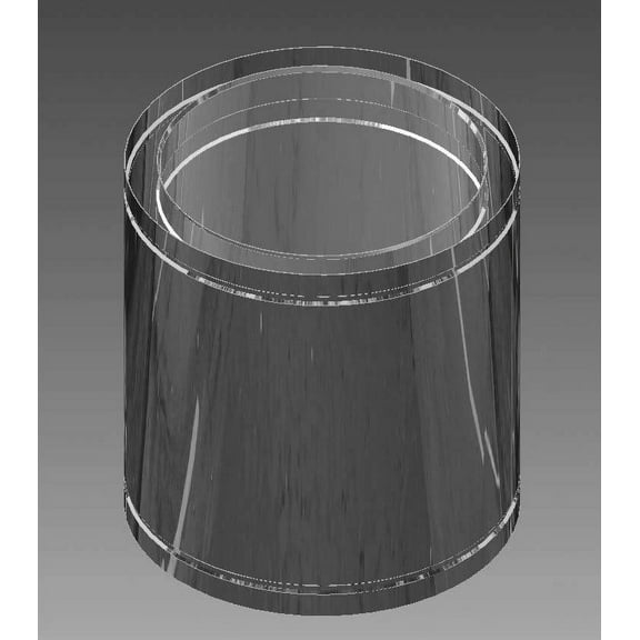 M&G DuraVent 115008 12 dia. DuraChimney II Class A 36 in. Chimney Pipe - Galvanized Steel