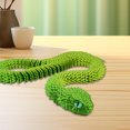 thumbnail image 3 of Juguete articulado creativo de serpiente articulaciones flexibles juguete de serpiente impreso en 3D, 3 of 4