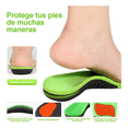 thumbnail image 4 of "3 Par Plantillas Ortopédicas Para Pie Plano Fascitis Plantar Lab.G, Verde ", 4 of 5