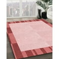 thumbnail image 2 of Ahgly Company Indoor Square Patterned Valentine Red Area Rugs, 4' Square, 2 of 6