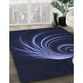 thumbnail image 2 of Ahgly Company Indoor Rectangle Patterned Night Blue Area Rugs, 7' x 9', 2 of 6