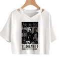 thumbnail image 4 of taylor swift Gráfico yk2 crop top Mujer yk2 Ropa Gótica De Basura Recortada, 4 of 4