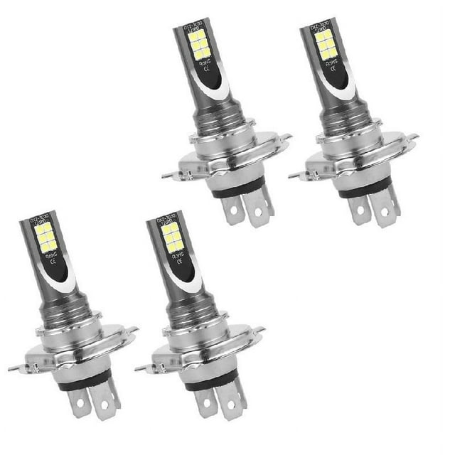 POINTERTECK X 2PCS 9003 2X H4 Headlight High-Low Beam Super Bright 100W 14000LM 6000K Lumens Conversion Kit Automotive Light Bulbs LED