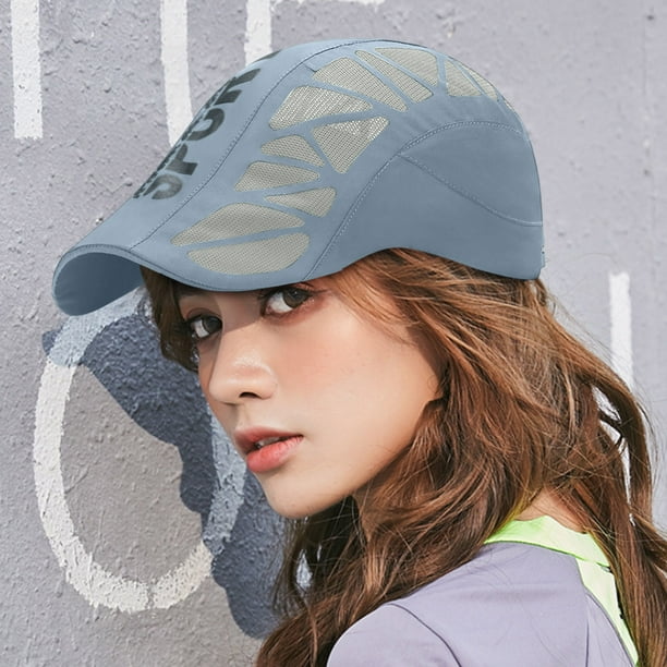 Gorra Deportiva, Malla Transpirable, Correa Ajustable, Tejido De Secado Rápido, Lavable, Ventilación Mejorada, Ajuste Seguro, Absorbe La Humedad.