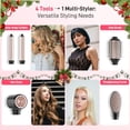 thumbnail image 4 of 5 in 1 Dual Voltage Hot Air Styler, Professional Hair Dryer Brush for Fast Drying, Curling, Straightening & Volumizing Low Heat Damage, Negative Ions, 4 of 8