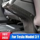 thumbnail image 2 of Reposabrazos de coche de fibra de carbono ABS, cubierta antipatadas para asiento trasero para Tesla Model 3 Y 2017- 2021 2022 Model 3, tres Accesorios, 2 of 5
