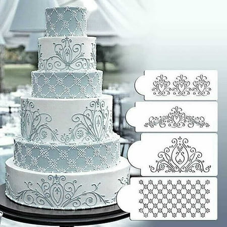 

Cake Spray Mold Fondant Hollow Template Printing Mold Powder Sugar Sieve