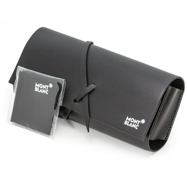 Montblanc Black Leather Glasses Case Montblanc Black Care Vision for sale | eBay main image 4