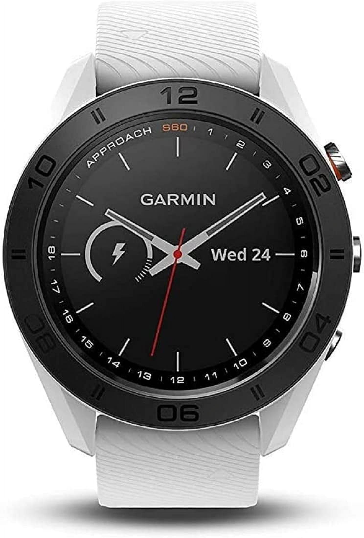 Restored Garmin Approach S60-White Band GPS-Enabled Golf Watch