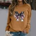 thumbnail image 2 of Funicet Blouses pour Femmes Mode, Blouses pour Femmes, Mode Décontractée Imprimé Col Rond Ample T-Shirt Blouse, Blouses pour Femmes Mode, Hauts à Manches Longues pour Femmes, 2 of 3