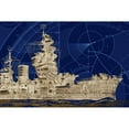 thumbnail image 3 of PI Studio 24x17 Black Modern Framed Museum Art Print Titled - Blueprint Submarine I, 3 of 5
