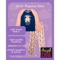 thumbnail image 2 of Angel Face Girls Pajama Set Soft Plush Fleece Sleep Shirt & Pajama Pants Sleepwear Set 4 Piece, 2 of 7