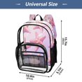 thumbnail image 3 of Iauyy Clear Backpack Heavy Duty PVC Transparent Backpack for College Workplace, Gradualis Starfish, 3 of 8