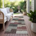 thumbnail image 6 of Addison Rugs Chantille Indoor/Outdoor Transitional Geometric Paprika Washable Runner Rug, 2'3" x 7'6", 6 of 6