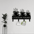thumbnail image 3 of Glowneon Custom Coffee Key Hooks, Coffee Shop Name Sign, Wall Hook, 3 of 4